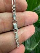 Sterling Silver 925 Child's ID 5.5mm Bracelet 6"