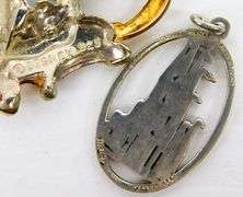 Vintage Sterling Disney Cinderella Pin and Castle Pendant