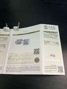 CERTIFIED BRAND NEW  18k white gold Di Modolo cufflinks with diamonds.