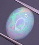 Gorgeous smoldering multi patterned 4.41ct Welo Opal!