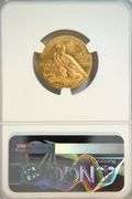 Scarce very Choice BU 1908-D $5 Indian Gold Piece. NGC MS63