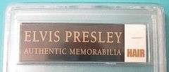 RARE ELVIS PRESLEY HAIR WITH COA