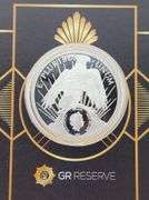 2021 Cook Islands Morgan & Peace Ultra High Relief Gilded Medal