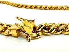 230.3 Grams 18 Kt. Gold Plated Curb Link Necklace