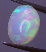 Gorgeous smoldering multi patterned 4.41ct Welo Opal!