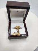 18k gold charm pendent