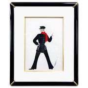 "Pickpockets, Ecolier, August 29, 1962" by Erte (1892-1990)