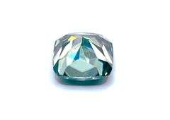 Large 5 Ct Mint Green Cushion Cut Lab Simulated Diamond Solitaire Blue Lab Simulated Diamond Solitai