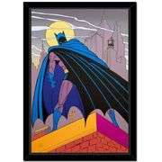 "Batman Over Gotham" by Bob Kane (1915-1998)
