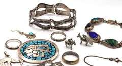 Big group lot of vintage 925 sterling silver mixed jewelry