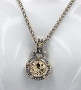 Italian Tagliamonte cameo pendant on chain