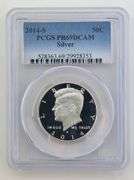 2014-S Silver Kennedy Half Dollar, PCGS PR69 DCAM