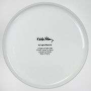 "Red on White" by Keith Haring (1958-1990)