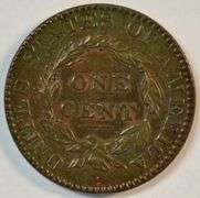 Very attractive and scarce 1822 Coronet Large Cent in AU