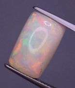 Phenomenal full spectrum flashing 4.81ct semi-black Opal