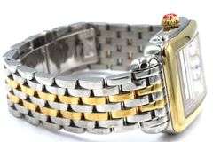 Michelle Deco mother of pearl dial 29mm two tone watch