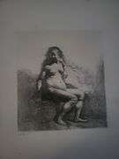 Collection of 15 Very Rare Etchings After Rembrandt (c. 1880)