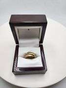 Very fine 18k gold hand made triple ring, 11.2gr, size: 5.5