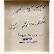 "Les Perruches, September 11, 1959" by Erte (1892-1990)