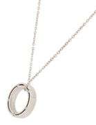 Damiani D.Side 0.30ctw Diamond Open Circle Pendant Necklace in 18K