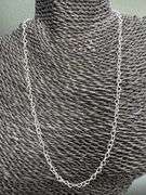 Sterling Silver Italian Love Heart Chain 4mm Solid 925 Italy Infinity Promise Necklace 16"