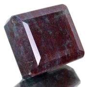 Impressive 1420 Ct Certified Natural Untreated Ruby Kyanite Emerald Cut Solitaire