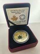 2014 Canada $20 Silver Majestic Maple Leaf With Jade
