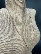 22k Rose Gold Plated Sterling Silver Magic Snake Chain .8mm Solid 925 Italy Brazilian Necklace 15"