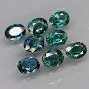 Heated only! 2.51ct blue green Sapphire set from Australia!
