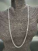Sterling Silver Box Chain 2.4mm Genuine Solid 925 Italy Classic New Necklace 20"