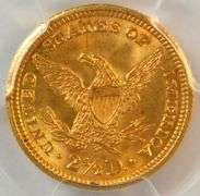 Gorgeous Gem BU 1903 US $2.50 Liberty Gold Piece. PCGS MS65