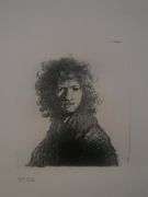 Collection of 15 Very Rare Etchings After Rembrandt (c. 1880)