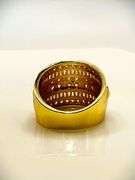 Gorgeous 14 Kt Gold Plate 5.75 Cttw Simulated Diamond Ring