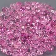 150 pieces! 2.11ct diamond cut pink Sapphire set!