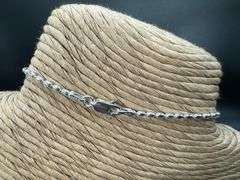 Sterling Silver Italian Oval Ball Bead Chain 1.8mm 925 Italy Rice Bracelet 8"