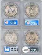 Special Run of 4 Diff. 'O' Mint Morgan Silver Dollars. PCGS MS64