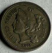 1871 3 Cent Nickel