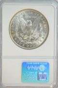 Exceptional Gem BU 1886 Morgan Silver Dollar. Old NGC MS65