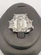 CERTIFIED BRAND NEW 14K WHIT GOLD DIAMOND RING. ALMOST 12.00 CARATS OF DIAMONDS