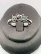 CERTIFIED 14K WHITE GOLD DIAMOND RING- LEO