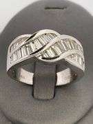 CERTIFIED 14K WHITE GOLD DIAMOND RING