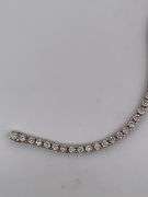 CERTIFIED 14K WHITE GOLD DIAMOND BRACELET