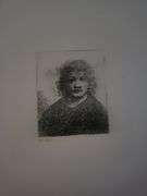 Collection of 15 Very Rare Etchings After Rembrandt (c. 1880)