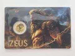 2025 Niue Greek Mythology Zeus 1/1000 Oz. Gold Coin - Limited Edition
