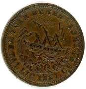 1841 Daniel Webster Hard Times Token HT-18