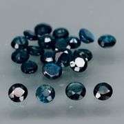 Heated only! 3.04ct round cut Australian Sapphire set!