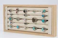 .925 Sterling Silver Ring Assortment Various Sizes & Styles (20 Ring Lot)