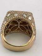 MEN'S CERTIFIED 14K YELLOW GOLD DIAMOND RING