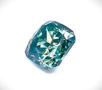 11 Ct Mint Green Cushion Cut Fire Moissaniite Solitaire