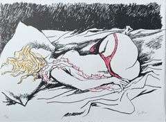 Highly Collectible Renato Guttuso Original Color Lithograph, Hand-Signed and Numbered